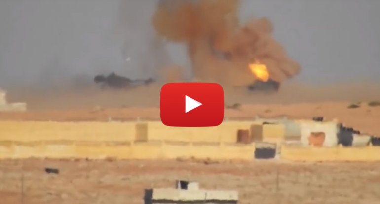 İŞİD terrorçuları türk tanklarını belə yandırdı