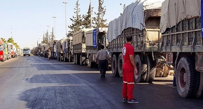Suriya ordusu humanitar yardım konvoyunu bombaladı