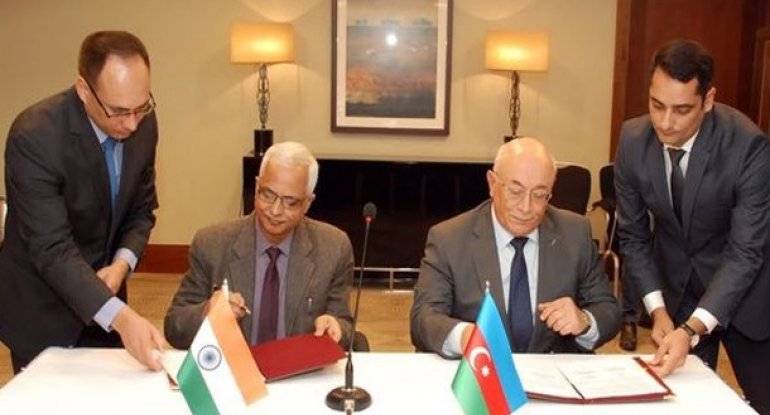 Azərbaycan ilə Hindistan arasında Protokol imzalandı