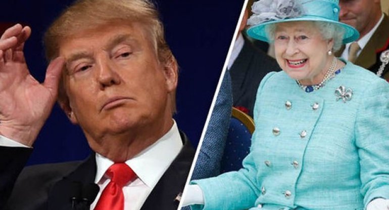 Donald Tramp Böyük Britaniya kraliçası ilə görüşəcək