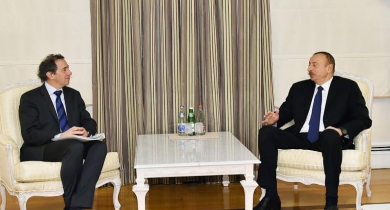 İlham Əliyev Dünya Bankının vitse-prezidentini qəbul etdi