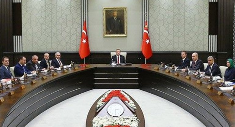Türkiyədə nazirlər kabineti toplanır