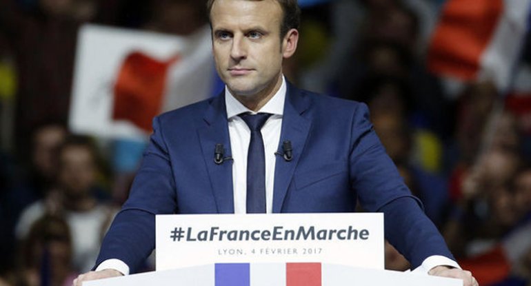 Makron Fransa prezidenti elan edilib