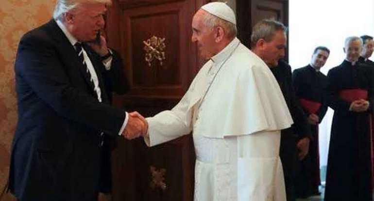 Donald Tramp Roma Papası ilə görüşdü