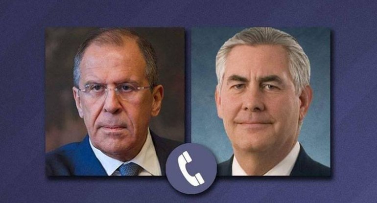Lavrov və Tillerson Rusiyaya qarşı tətbiq edilən sanksiyaları müzakirə ediblər