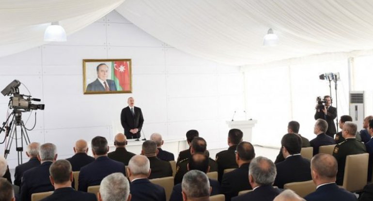 Prezident: “Ordumuz bir həftə əvvəl düşmənə layiqli cavab verdi”
