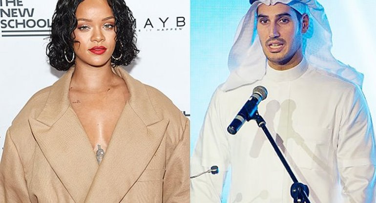 Rihannanın ərəb sevgilisi ilə hovuz keyfi