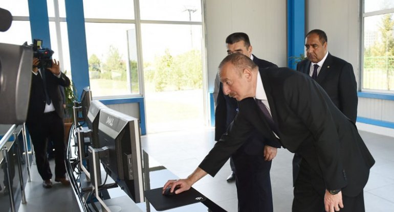 Dövlət başçısı Balakən Su Elektrik Stansiyasının açılışında iştirak edib
