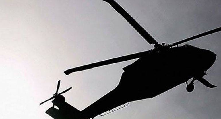 İranda hərbi helikopter qəzaya uğradı