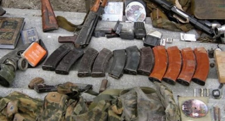 Goranboy rayonu ərazisində silah-sursat aşkar edilib