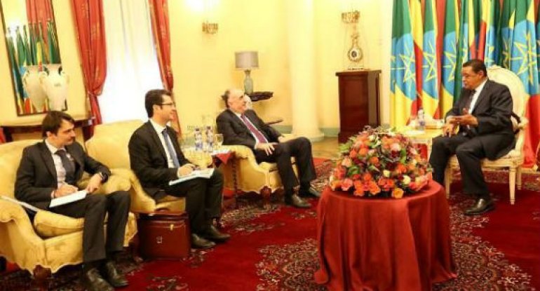 Elmar Məmmədyarov Efiopiya prezidenti ilə görüşdü