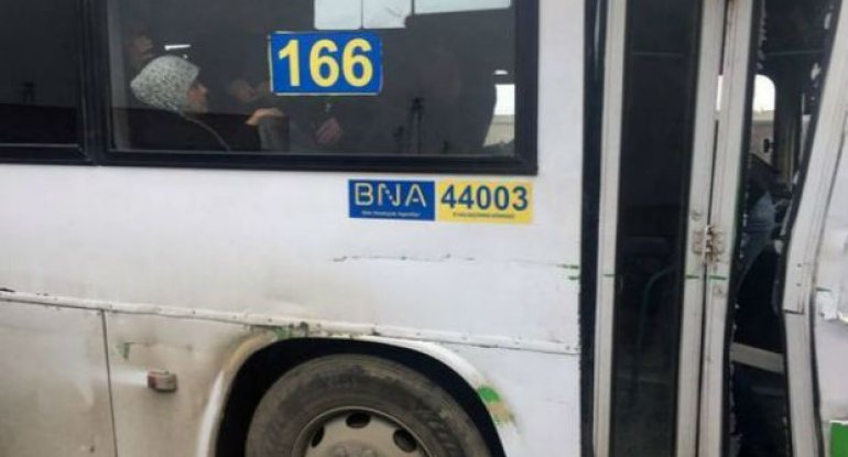 Bakıda daha bir avtobus qəzası