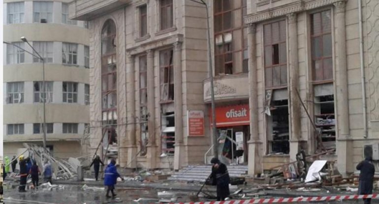 Bakıdakı partlayış universitet binasına ziyan vurdu