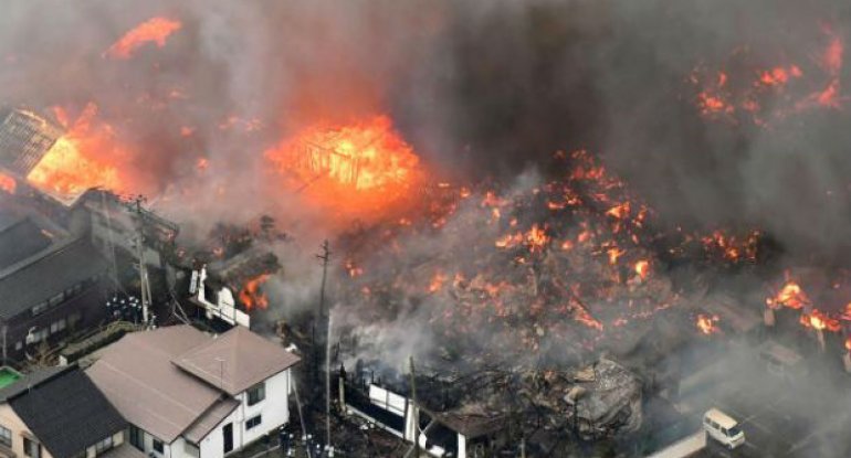 Yaponiyada qocalar evi yandı