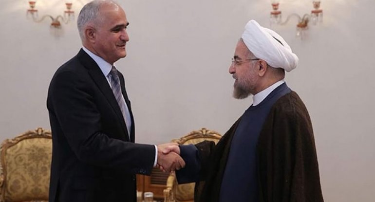 İran Prezidenti Azərbaycanın iqtisadiyyat nazirini qəbul edib