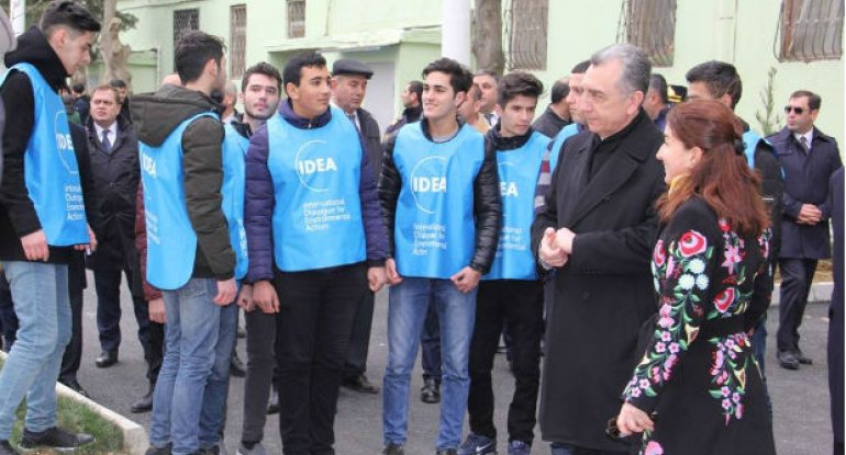 İDEA təşkilatı Səbaildə Abad həyət istifadəyə verdi