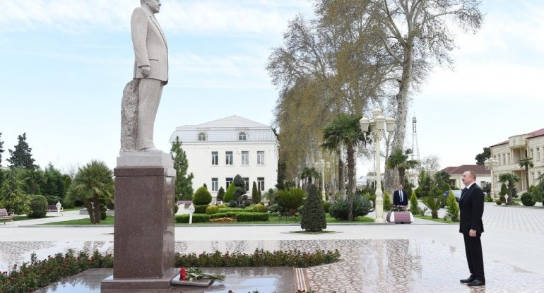 İlham Əliyev Bərdədədir