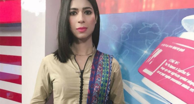 Transgender Pakistanda xəbər aparıcısı oldu