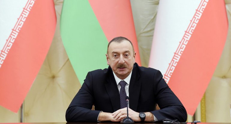 İlham Əliyev: İran Dağlıq Qarabağ münaqişəsi ilə bağlı Azərbaycanın haqlı mövqeyini dəstəkləyir