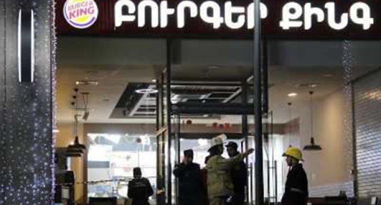 İrəvanda kafedə partlayış