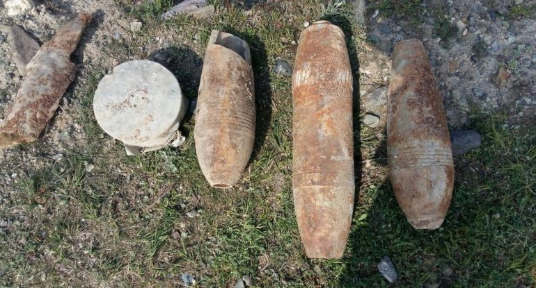 Göygöldə 3 ədəd partlamamış hərbi sursat tapıldı