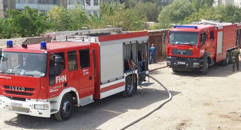 Bakıda xəstəxanada yanğın