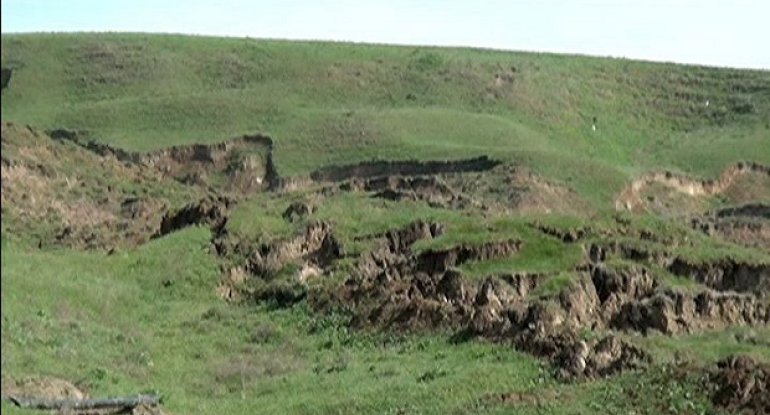 Şamaxıda sürüşmə sahələrinin vəziyyəti açıqlandı