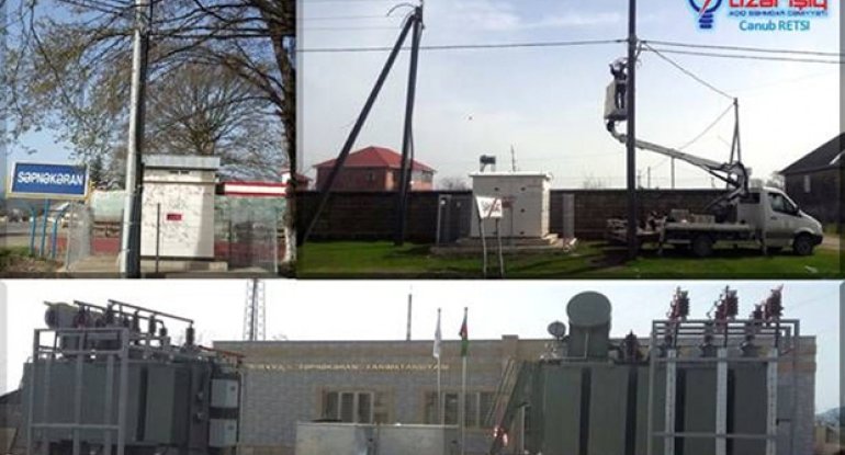 “Azərişıq” ASC Cənub bölgəsində genişmiqyaslı yenidənqurma işləri aparır