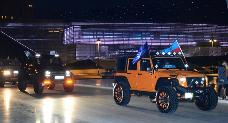 Bakıda 100-ə yaxın “offroad” avtomobili ilə yürüş