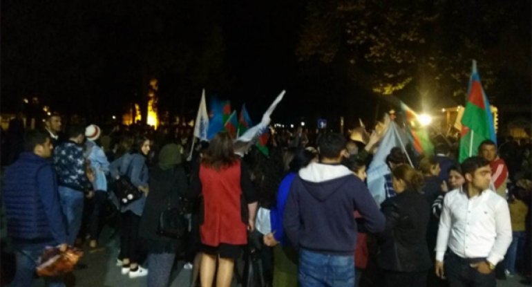 Zaqatalalılar seçkilərin nəticələrini bayram edirlər