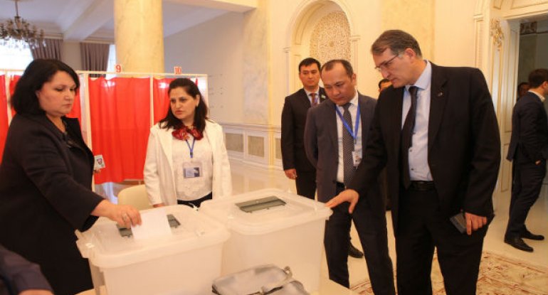 TÜRKPA missiyası Azərbaycanda seçkiləri müşahidə edir