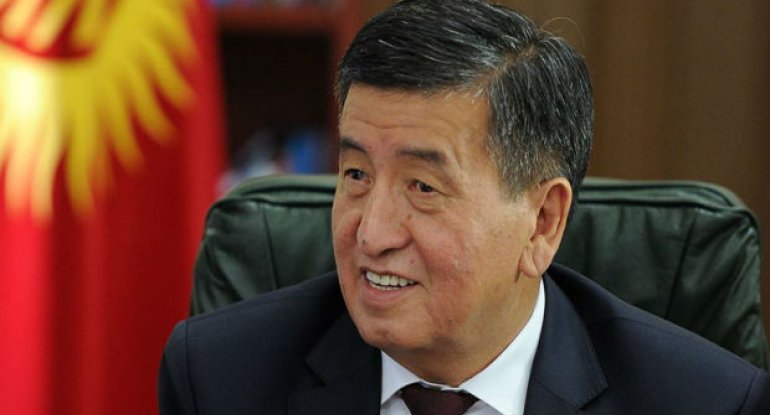 Qırğızıstan prezidenti: “Prezident seçilməyiniz münasibətilə səmimi təbriklərimi qəbul edin”