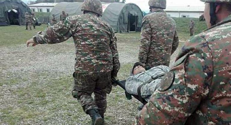 Qarabağda erməni hərbçi minaya düşüb öldü
