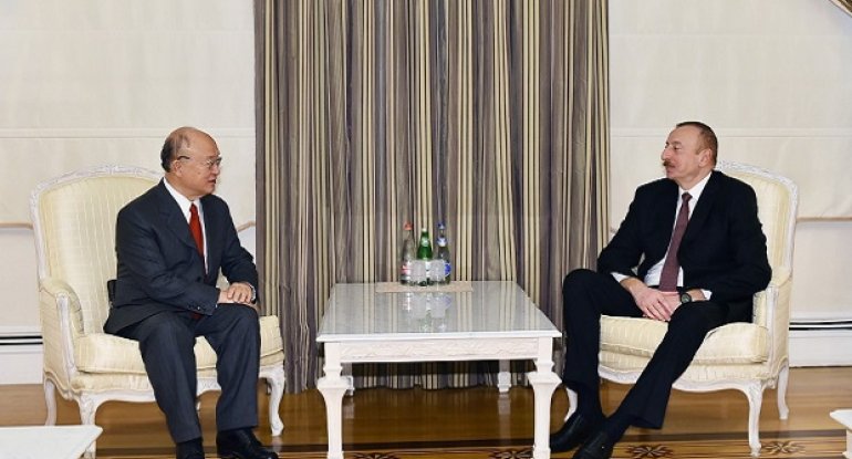 Prezident Beynəlxalq Atom Enerjisi Agentliyinin baş direktorunu qəbul etdi