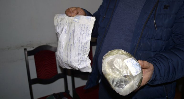 1 kiloqram tiryək aşkarlandı