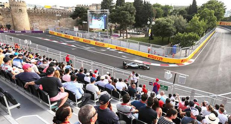 Formula 1 Azərbaycan Qran-Prisini 94 min tamaşaçı izləyib