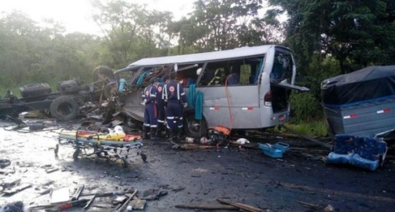 Braziliyada avtobus qəzası