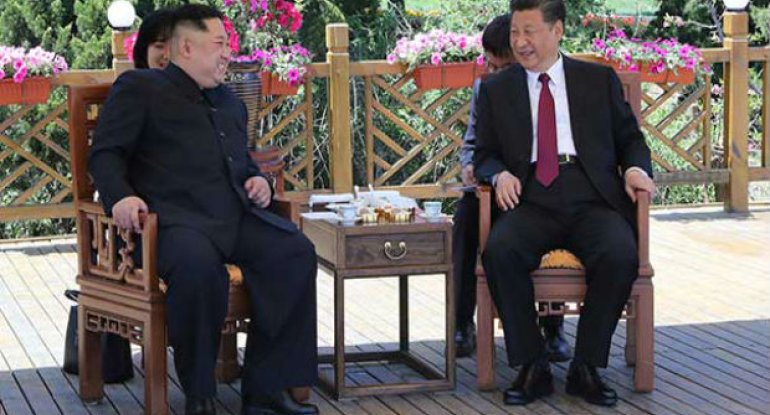 Kim Çen İn Çin lideri ilə görüşdü