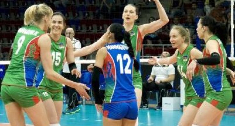 Voleybolçularımız Qızıl Avropa Liqasında Ukraynanı məğlub ediblər