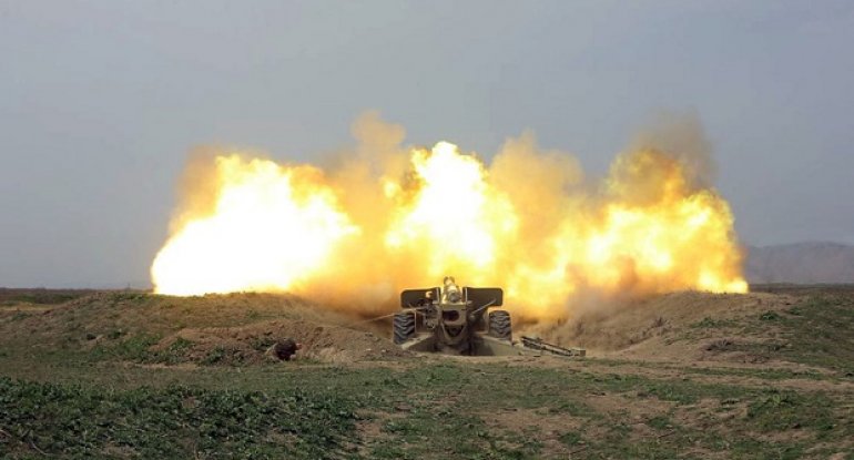 Raket və Artilleriya Qoşunlarının taktiki təlimləri keçirildi