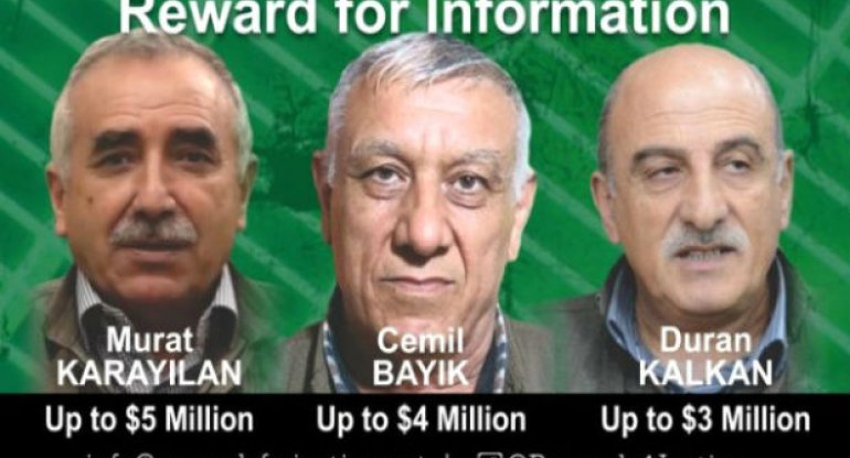 ABŞ başına milyonlarla dollar pul qoyduğu PKK terrorçuları