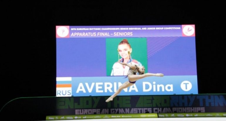 Arina Averina növbəti qızıl medalı qazanıb