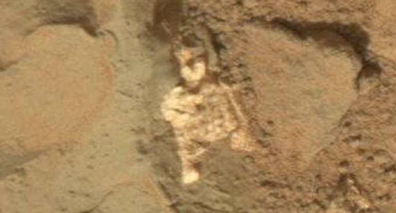 Marsda cırtdan yadplanetli skeleti tapıldı