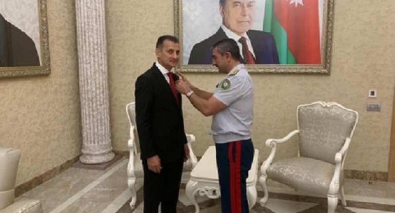 Mirşahin Ağayevə medal verildi
