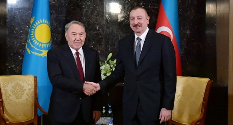 Bakıda Nazarbayevə “Türk Dünyasının Ali Ordeni” verildi
