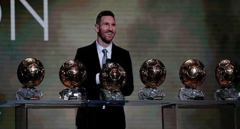 Messi 6-cı dəfə “Qızıl top”a sahib oldu