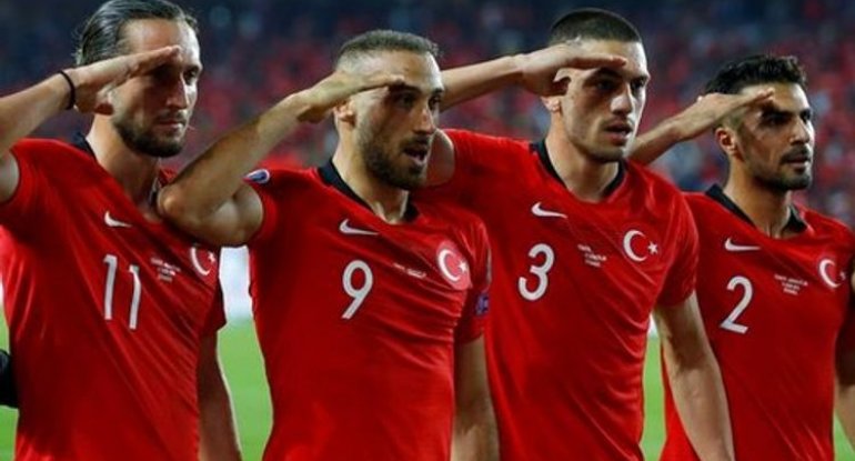 UEFA türkiyəli futbolçuların əsgər salamı ilə bağlı qərarını açıqladı