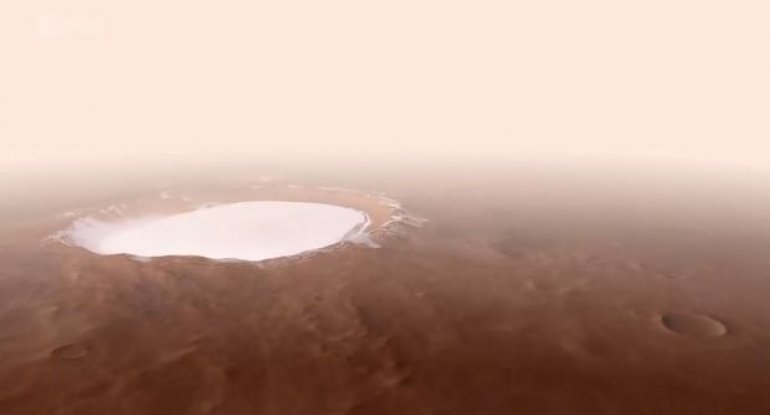 Marsın ən böyük kraterinin görüntüləri heyran etdi