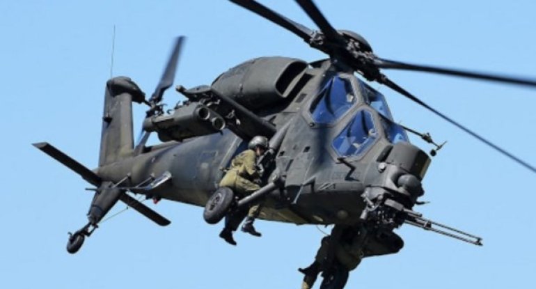 SON DƏQİQƏ: Tərtərdə zədələnən döyüş helikopteri peşəkarlıqla öz ərazimizə endirilib