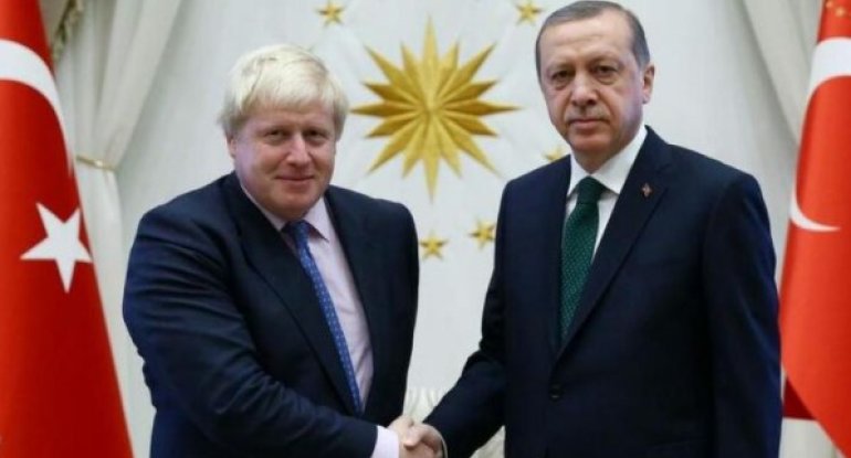 Ərdoğan və Conson Dağlıq Qarabağdakı vəziyyəti müzakirə ediblər